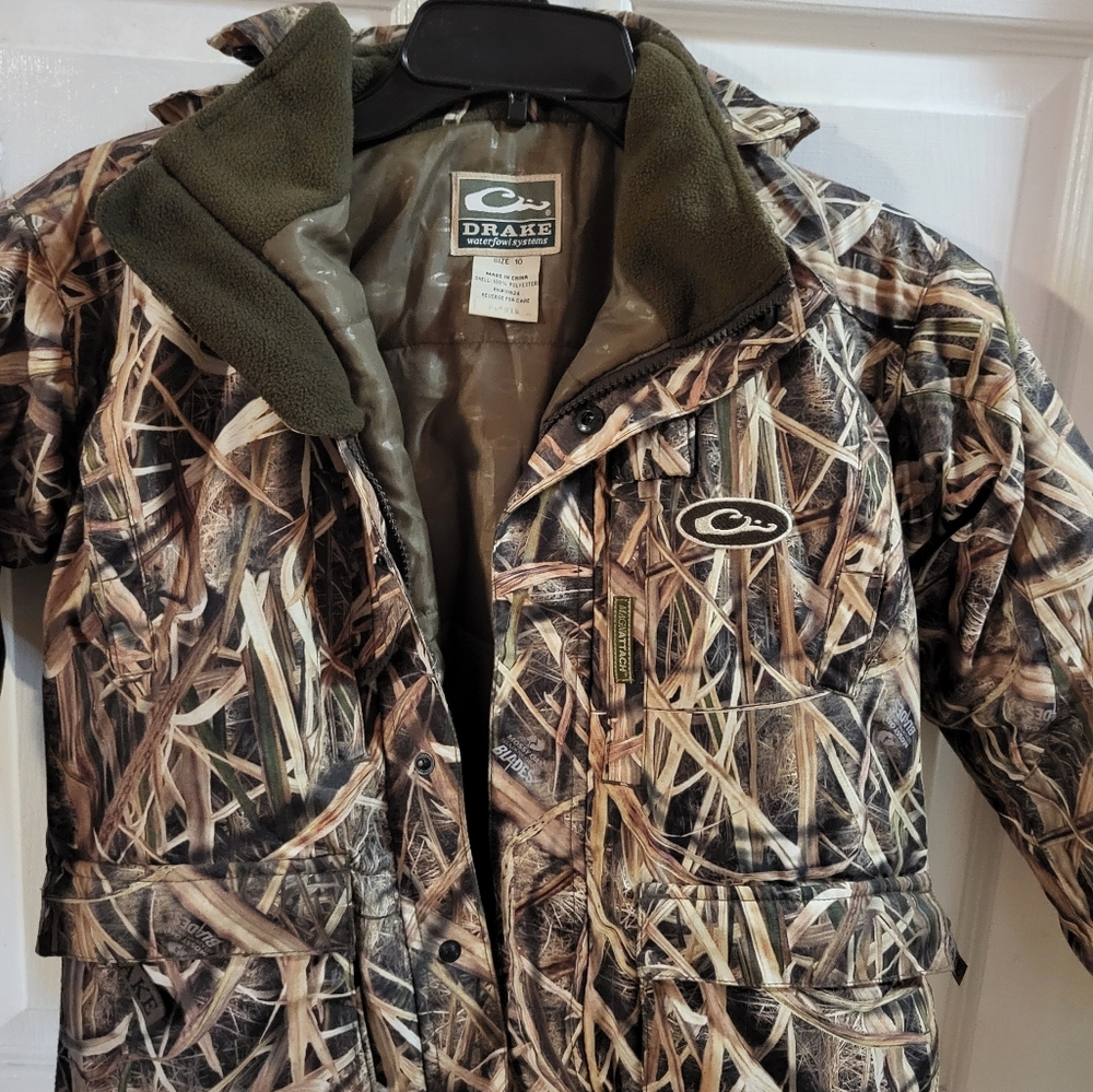 Boys Camo Drake Coat